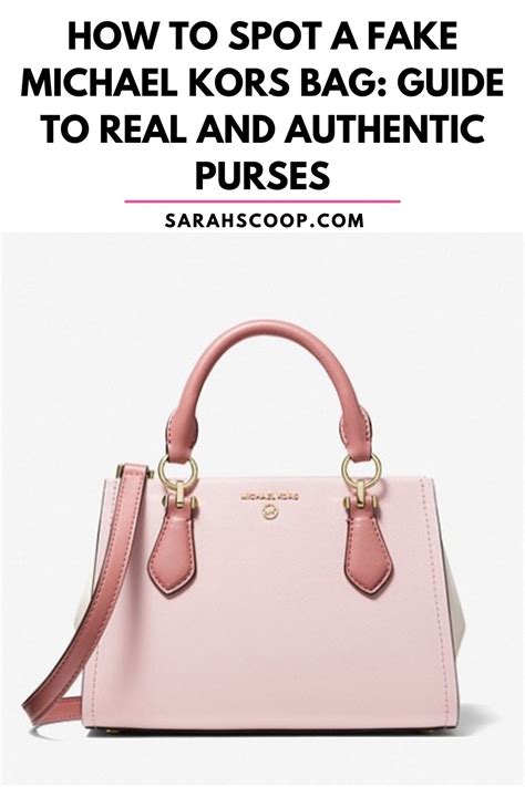 how to spot a fake michael kors crossbody bag|authenticate michael kors bag.